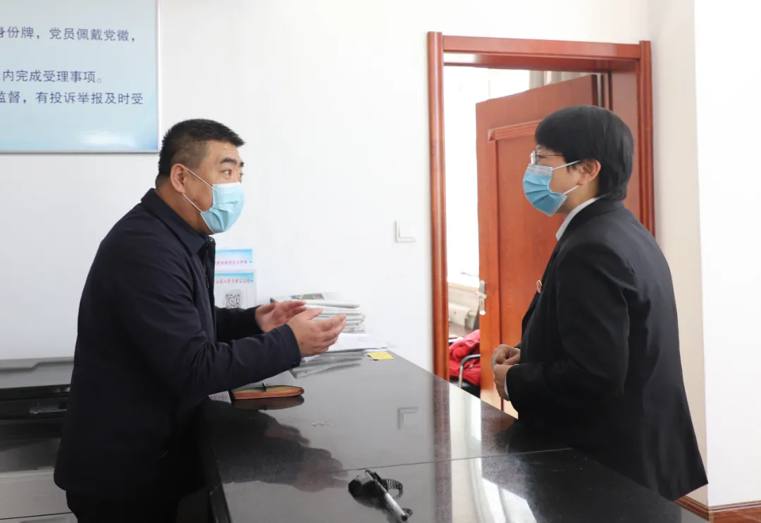 【教育整顿】区委政法委检查指导尖山法院政法队伍教育整顿工作