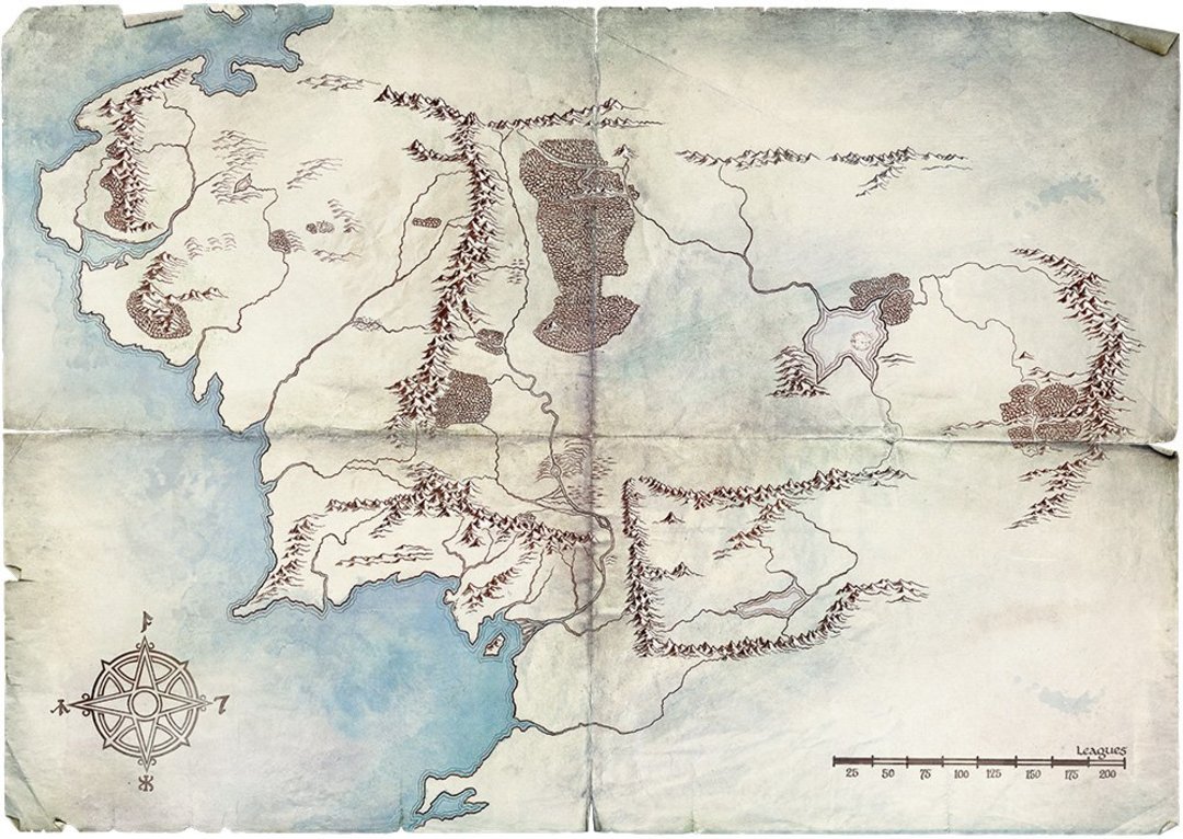 《指环王》前传将拍 5 季，一张地图供粉丝们遐想