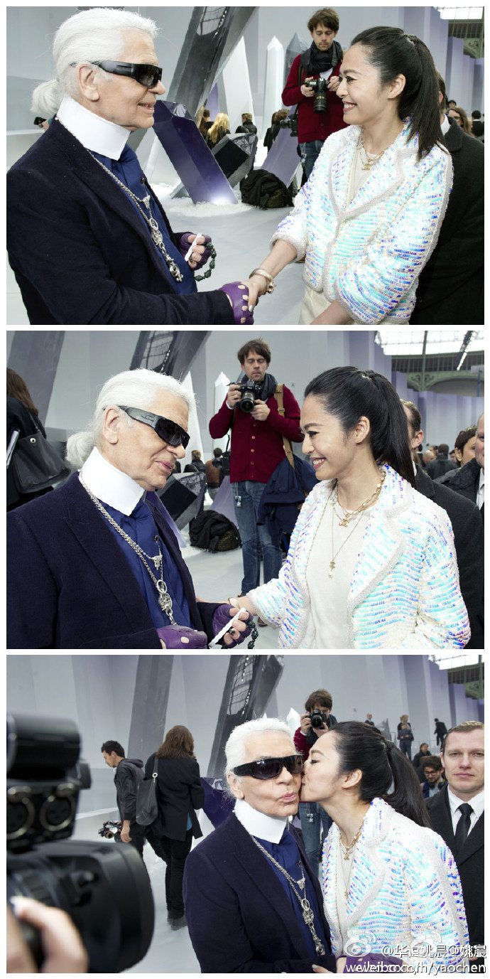 这么多明星合影，老佛爷究竟看上了她们哪儿？