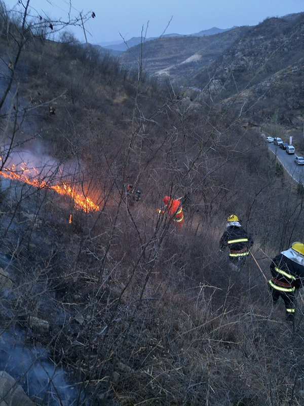 疑因村民烧秸秆引发山火，河南鹤壁两名护林员在扑火时牺牲