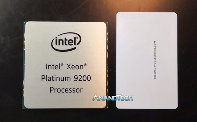 56核Xeon Platinum 9200亮相 - intel迄今为止较大的CPU封裝