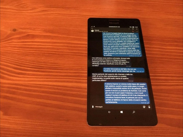 「图」Lumia 950运作Windows 10新突破：开发人员打造出第三方拔号页面