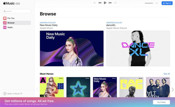 苹果发布Apple Music网页版 Apple Music官方网站详细地址通道