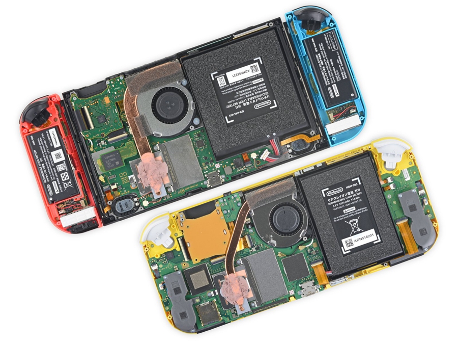 任天堂游戏Switch Lite iFixit拆卸汇报：部件单独，很容易检修