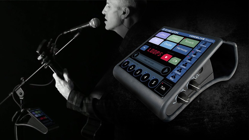 录音棚级別的人声伴奏吉他效果器 TC Helicon VoiceLive Touch 2