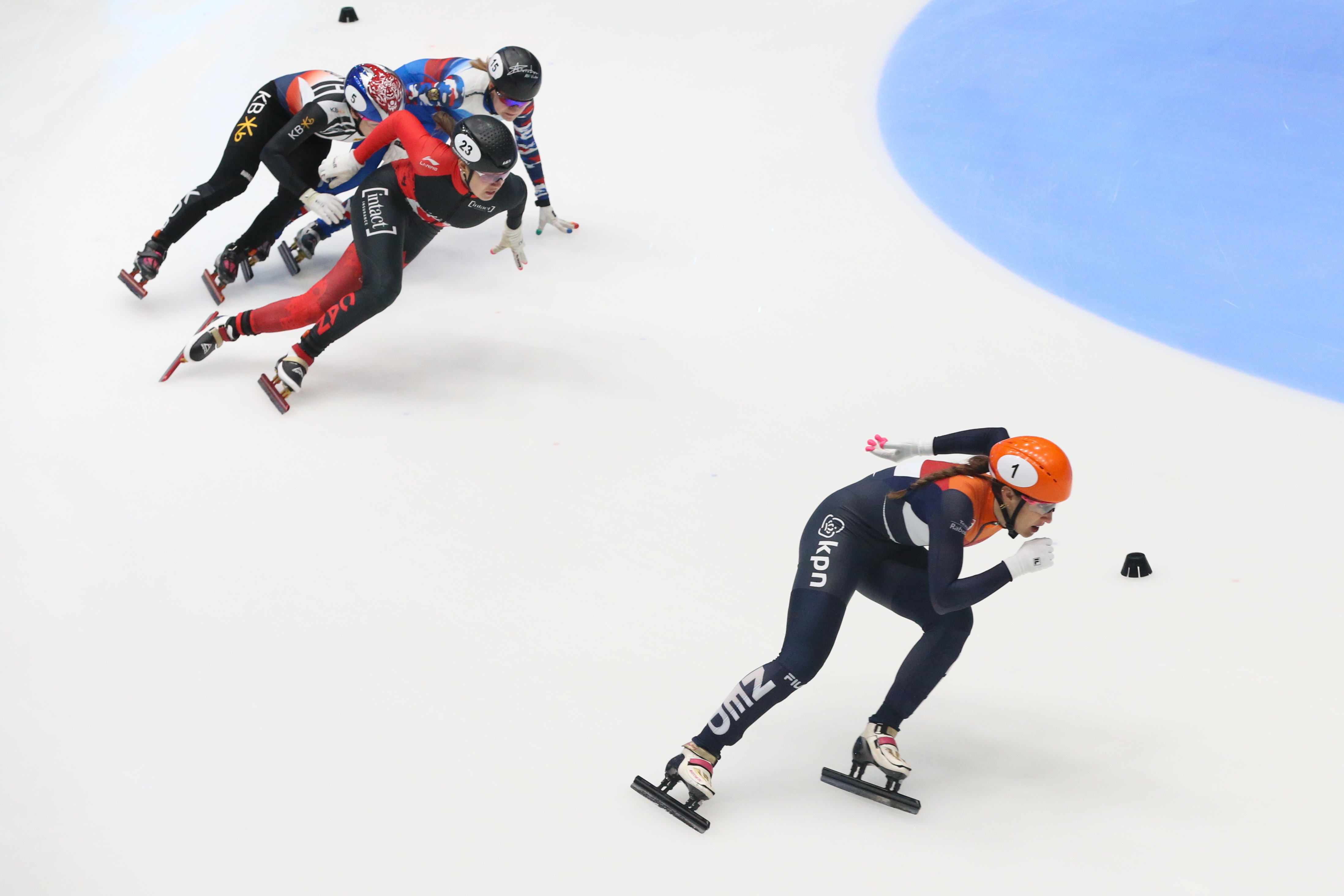 国外女子短道速滑世界杯(短道速滑——世界杯多德雷赫特站：荷兰队夺得女子3000米接力赛冠军)