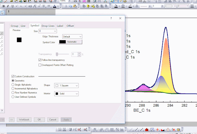 Origin如何美化XPS分峰后数据