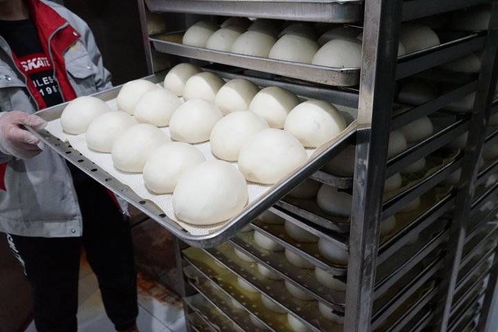 Evaporate gives pure Shandong big steamed bread, this old state-owend enterprise of 62 years old tells you Mai Xiang's secret