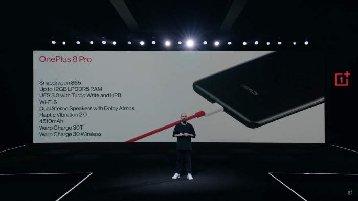 一加朝向国外公布OnePlus 8 Pro 配置120Hz的显示屏和四摄系统软件
