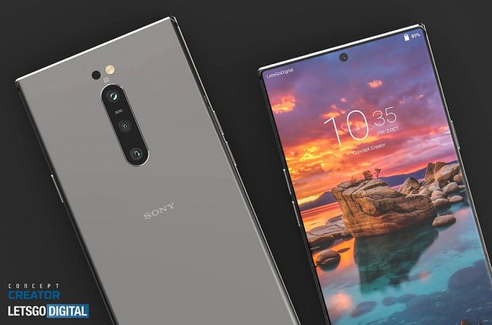 sonyXperia 5 Ⅱ3D渲染：它是你需要的紧凑高档5G手机上