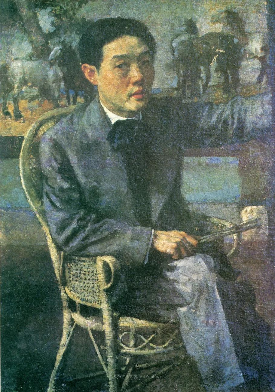 中国近代绘画之父——徐悲鸿油画作品,他的绘画有多种风格