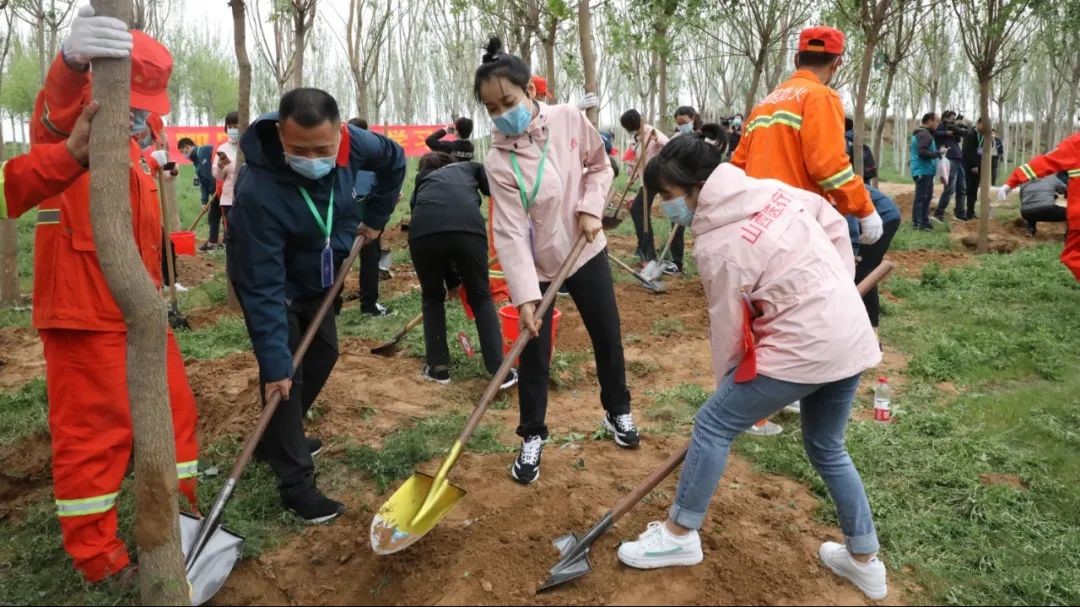 山西援鄂英雄在阳曲县植树共建“纪念林”