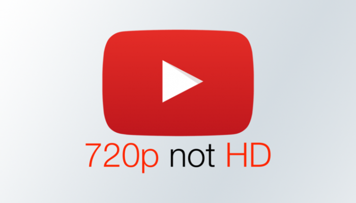 YouTube已不觉得720p是超清视频规范