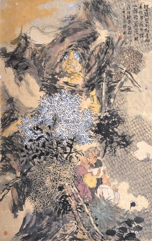 裴开元《高士图》系列之三（组图）