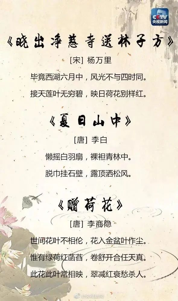 25首关于夏天的经典诗词，让孩子学学古人如何描写夏天-第4张图片-非凡网