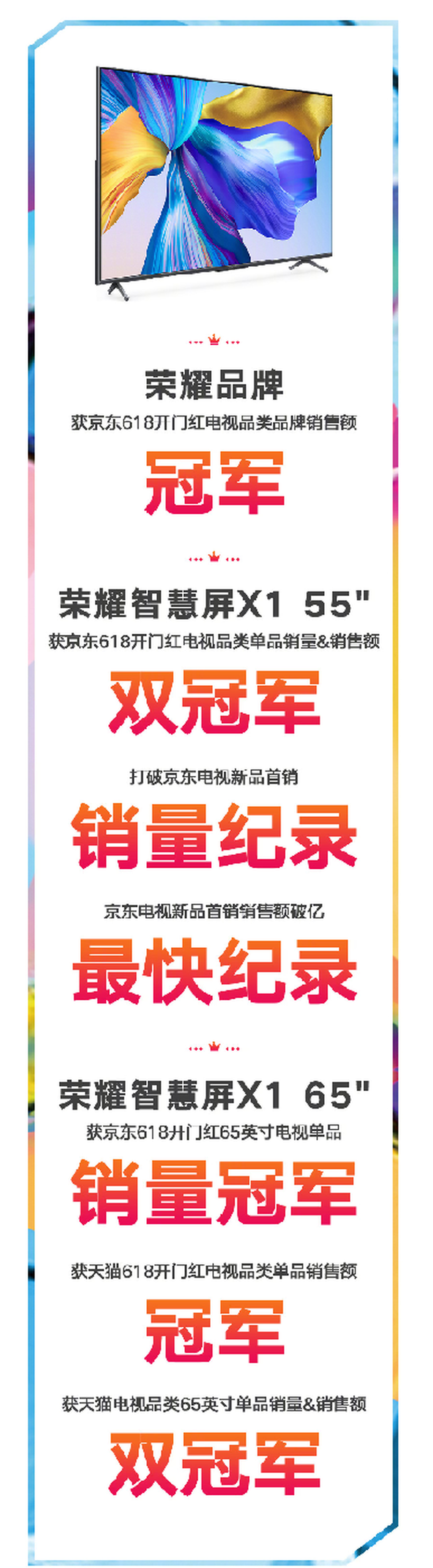 中央電視臺(tái)直播帶貨榮耀智慧屏X1，1699太香了
