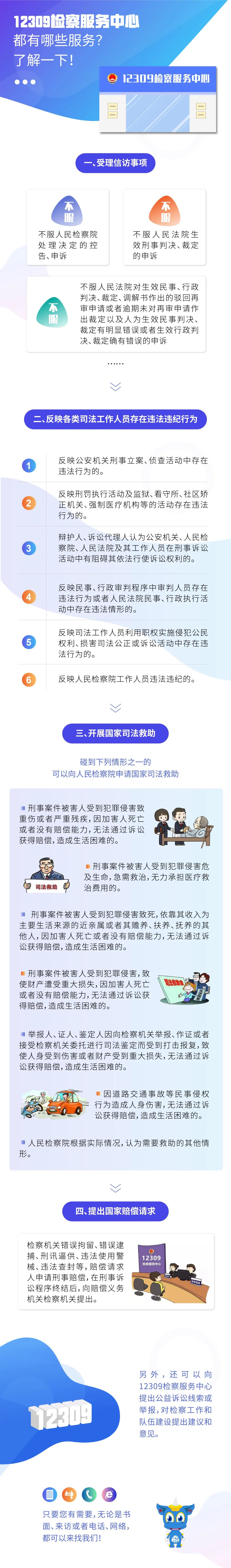 民有所呼、我有所应丨12309检察服务中心都有哪些服务？了解一下！