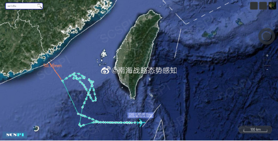 解放军宣布在台湾海峡演练后 美军连续3日向台湾周边派出7架次侦察机