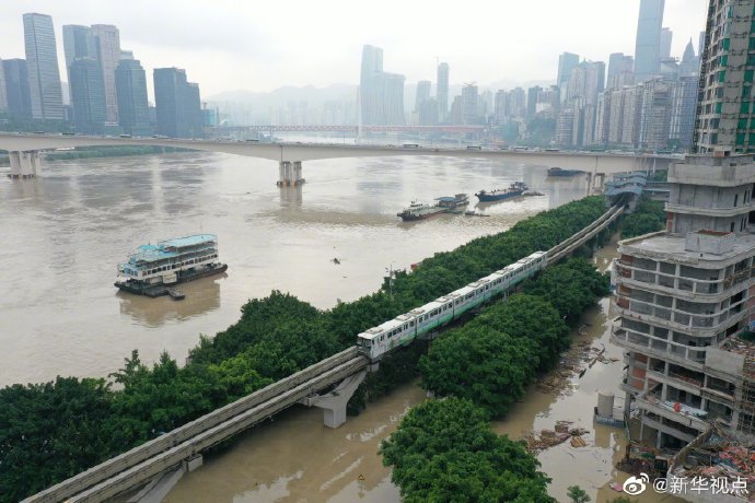 重庆洪崖洞等多处景点被淹，已启动史上首次防汛I级应急响应