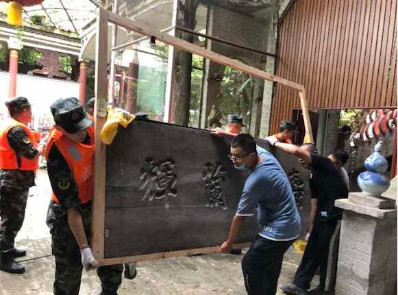 重庆63处不可移动文物受淹，当地采取措施