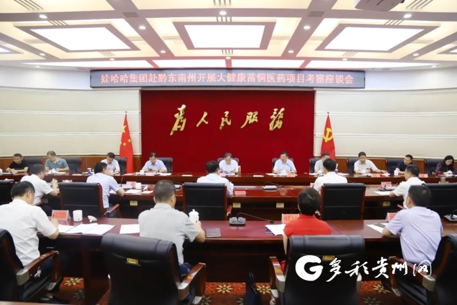 娃哈哈集团瞄准贵州大健康产业 深挖苗侗医药特色资源