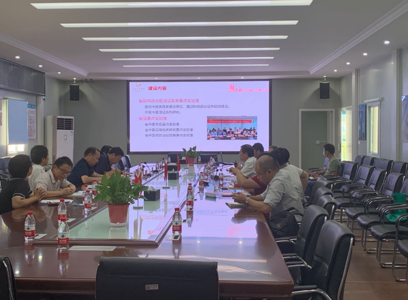 徐庆锋一行调研广东省中医药科学院和广东省中西医结合应急救治中心项目推进情况