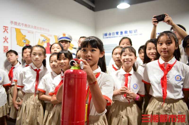 能玩能学，郴州首个校园消防安全科普教育馆“开门迎客”
