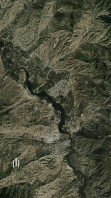 Viewing the Yellow River from space: she is so beautiful