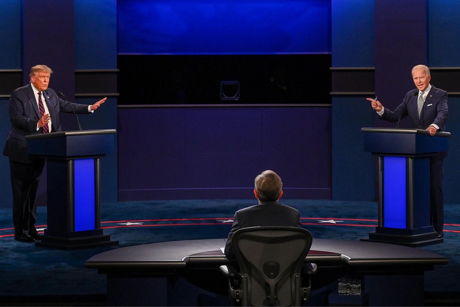 复盘美国大选首场90分钟辩论 美媒：史上最混乱的不能称之为辩论的辩论
