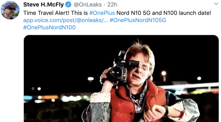 爆料者：一加将于10月26日发布Nord N10 5G和Nord N1