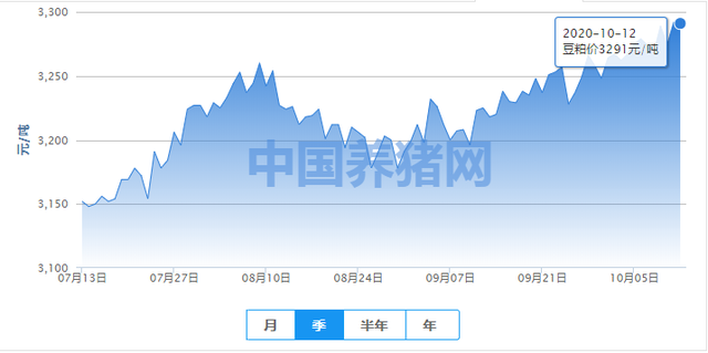 豆粕行情震荡上行，短期难判风险