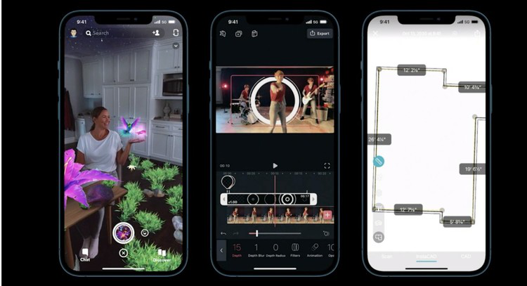 苹果发布4款5G手机上，显示屏更耐摔拍攝更清楚，已不送充电头
