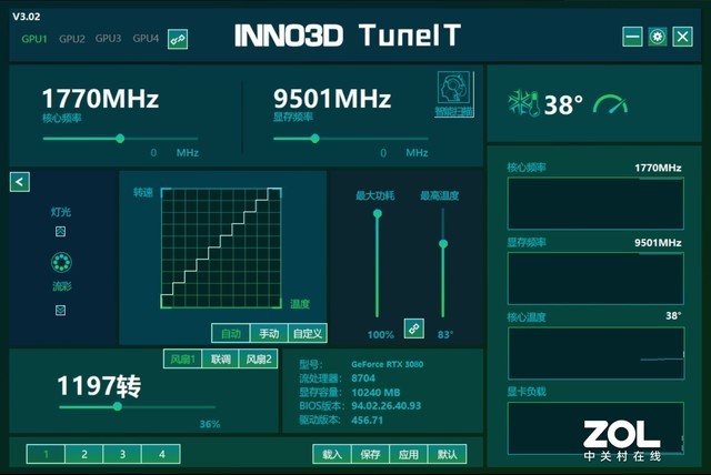 映众RTX 3080冰龙超级版评测：完美控温