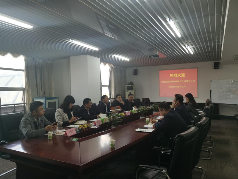 冷水江市人大常委会主任易振带队到全洲医药物流公司调研考察
