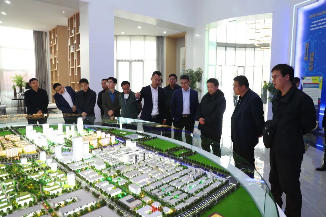 甘肃定西市建设领导小组办公室到济南新材料产业园区考察