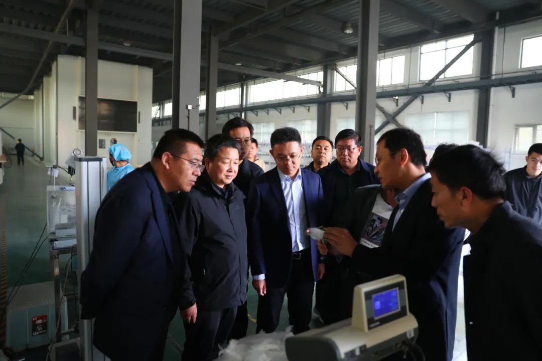 甘肃定西市建设领导小组办公室到济南新材料产业园区考察