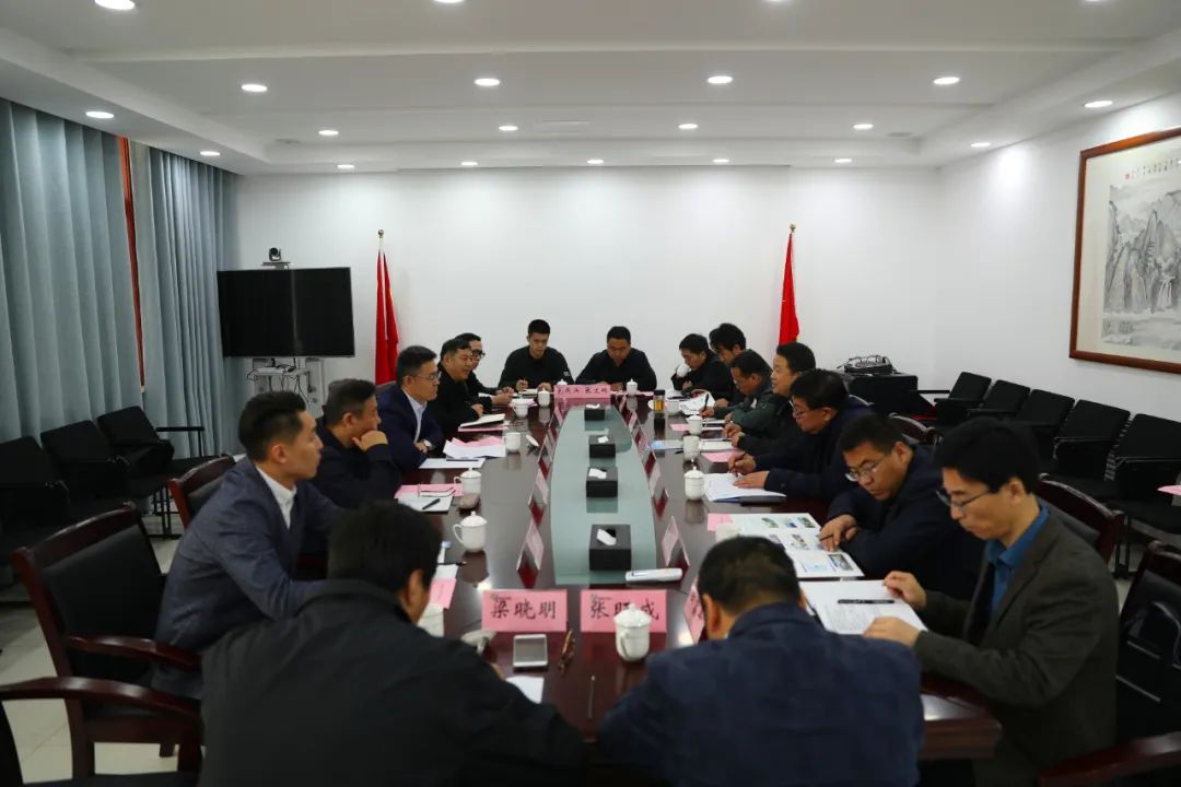 甘肃定西市建设领导小组办公室到济南新材料产业园区考察
