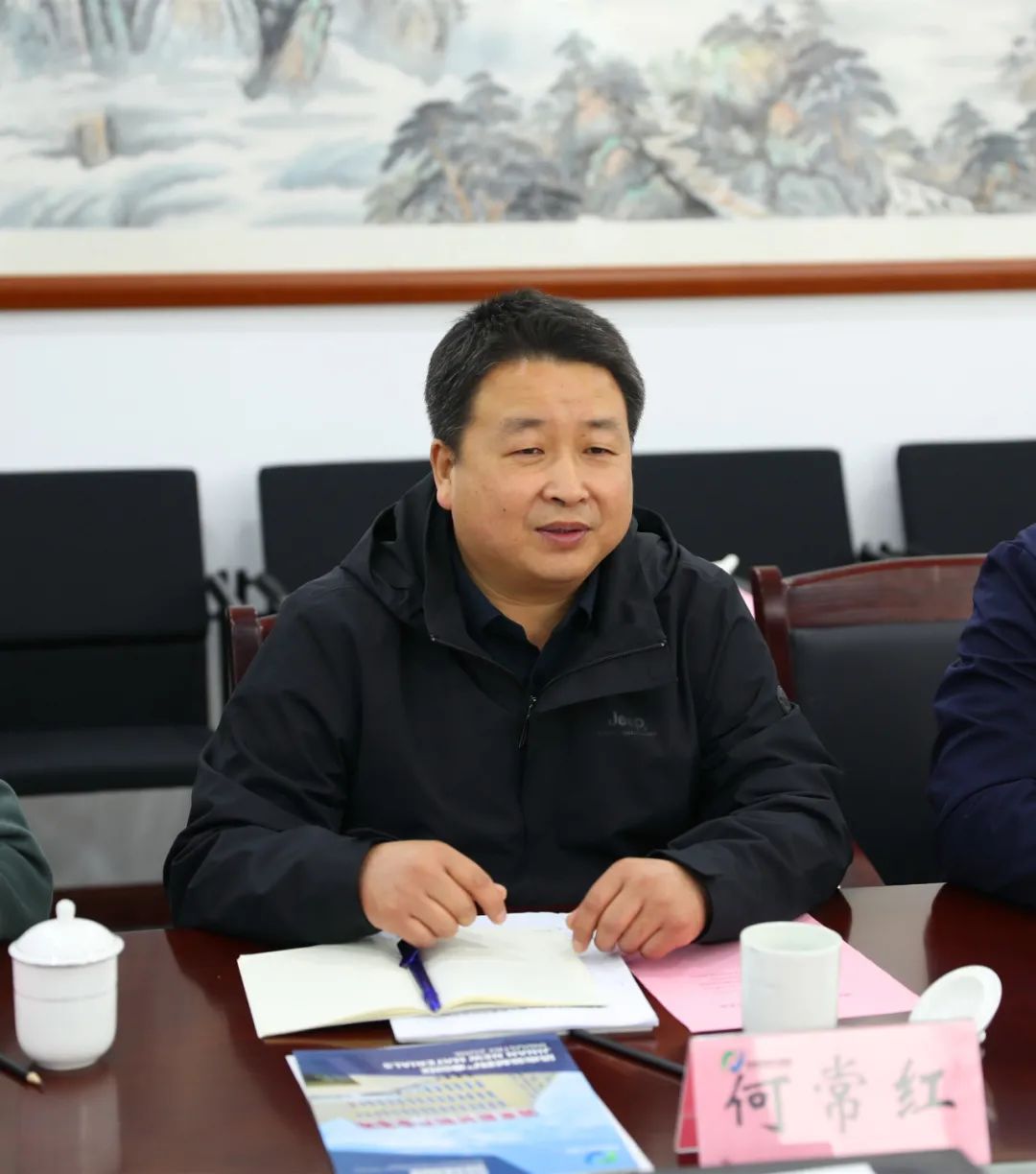 甘肃定西市建设领导小组办公室到济南新材料产业园区考察