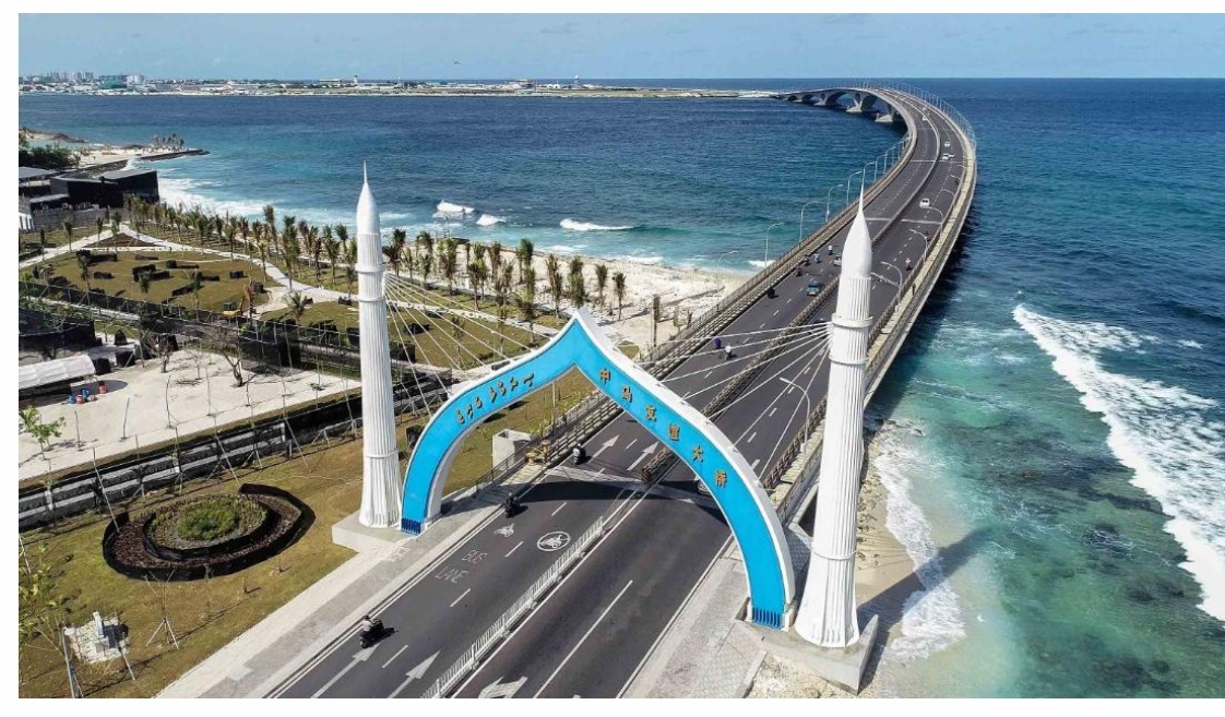 在马尔代夫，印度要跟中国比“建桥”？结果……