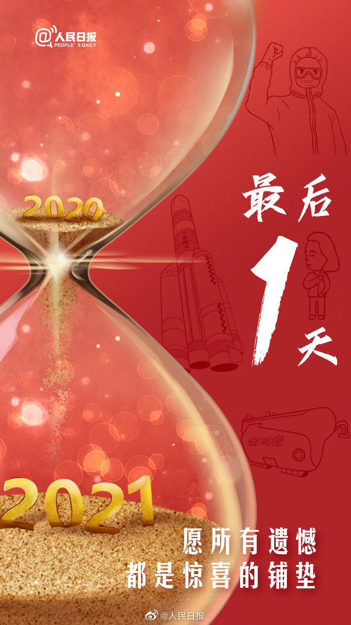 2020最后1天，愿所有遗憾都是惊喜的铺垫