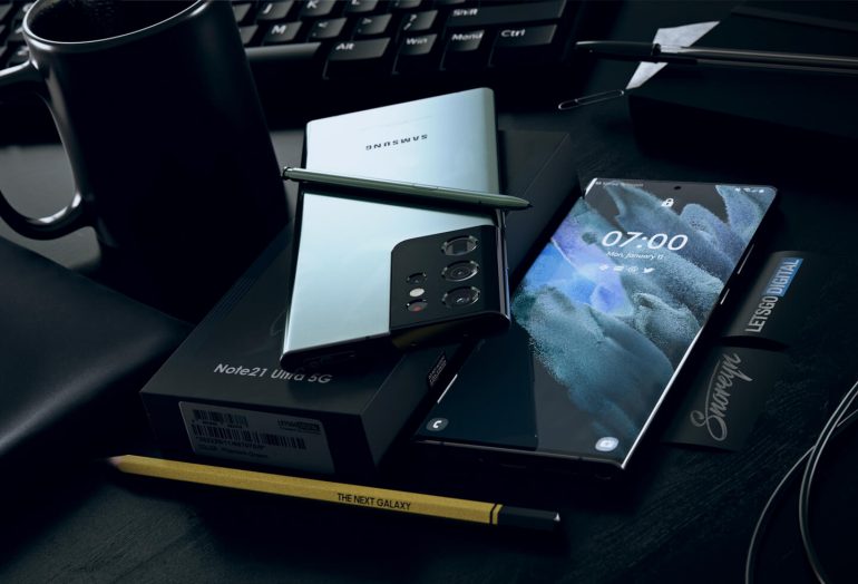 三星Galaxy Note 21 Ultra 5G渲染圖亮相