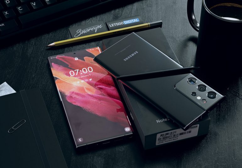 三星Galaxy Note 21 Ultra 5G渲染圖亮相