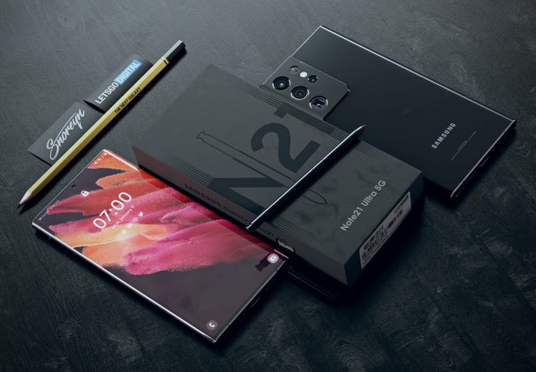 三星Galaxy Note 21 Ultra 5G渲染圖亮相