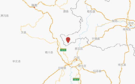 陕西汉中市宁强县附近发生3.2级左右地震