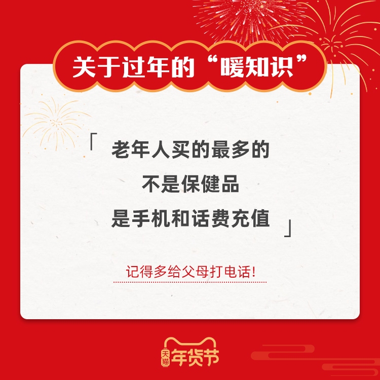 天猫购物车里的亲情：小年“给父母的礼物”搜索量是平时的4倍