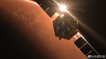 天问一号抵达火星 天问一号探测器成功实施火星捕获