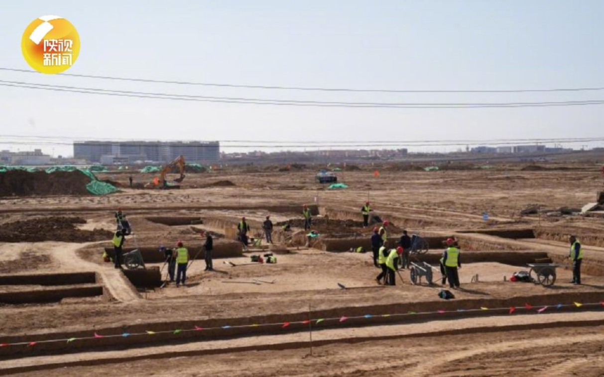 发现古墓3500余座西安咸阳机场扩建变身考古现场