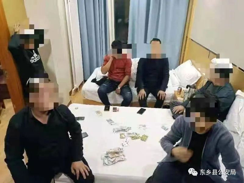 东乡县公安局锁南派出所连续查处6起赌博案件