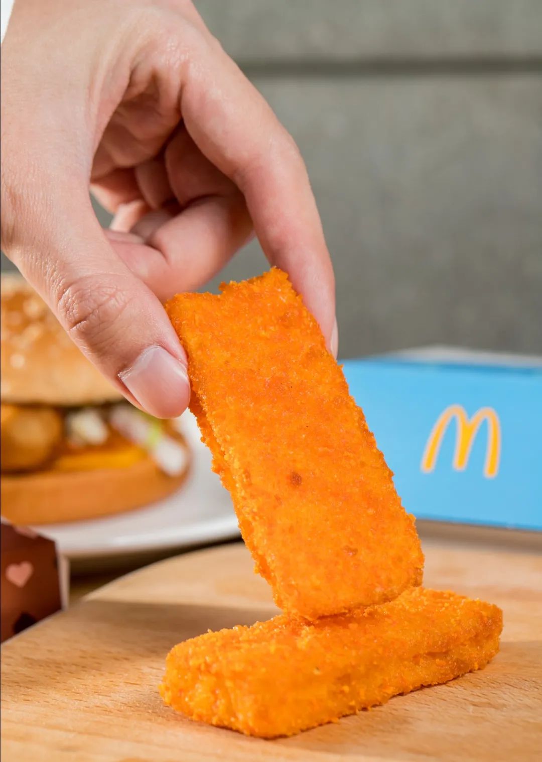 The ① after start working pauses, my choosing Mcdonald's matchs along with the heart " 1+1 "