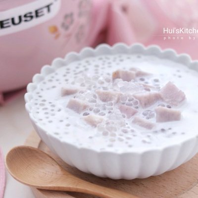 这道化在口,甜在心的香芋西米露,怎么做都好吃